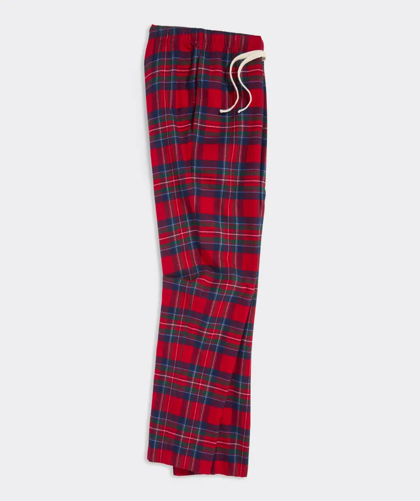 Flannel Pajama Pants in Balsam Plaid - RV by Vineyard Vines