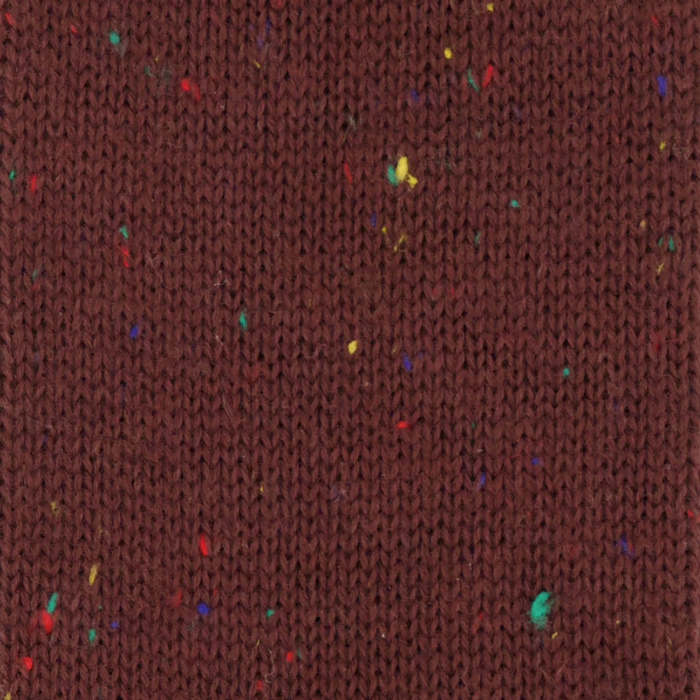Flecked Solid Knit Brown Tie