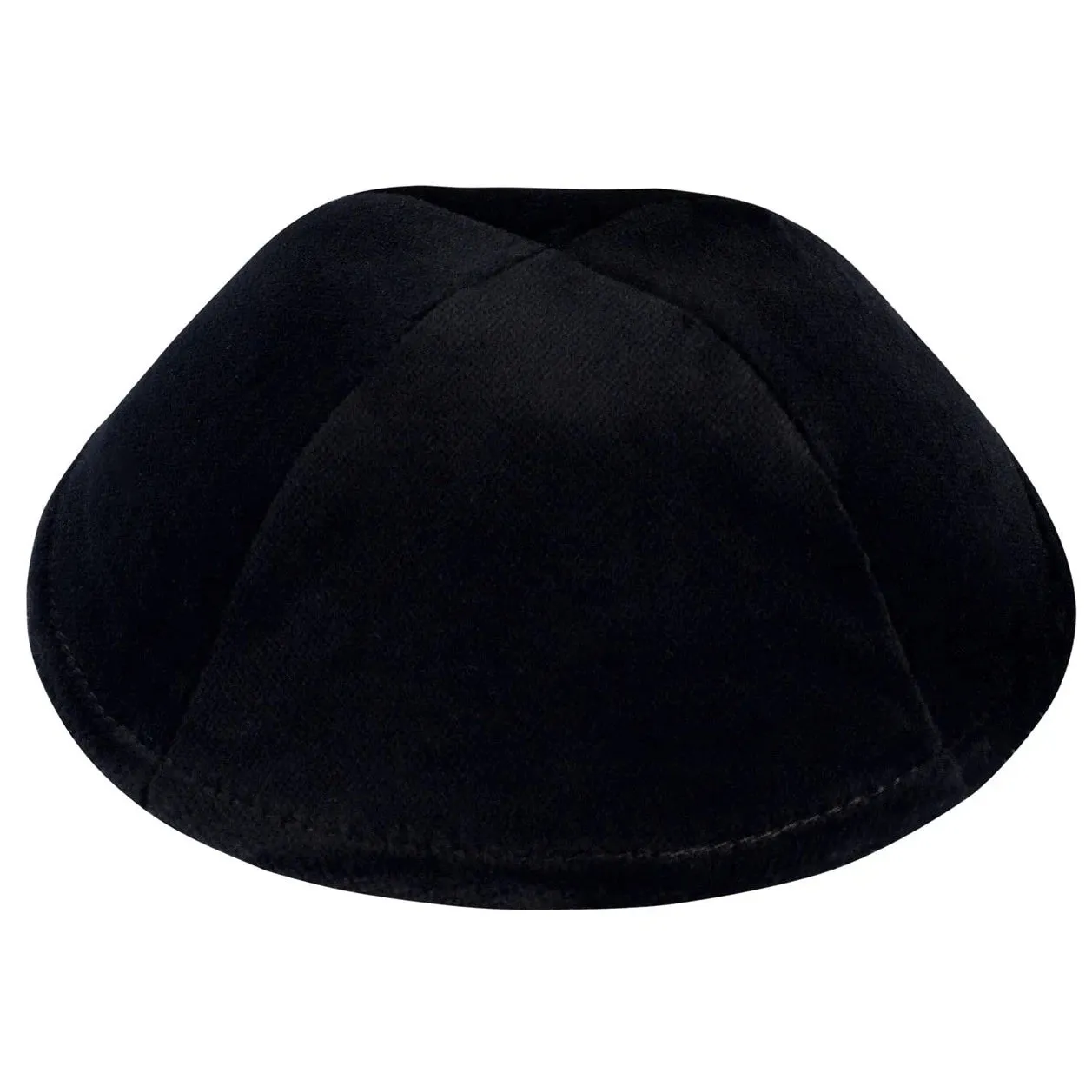Four Panel Rimless Velvet Yarmulke