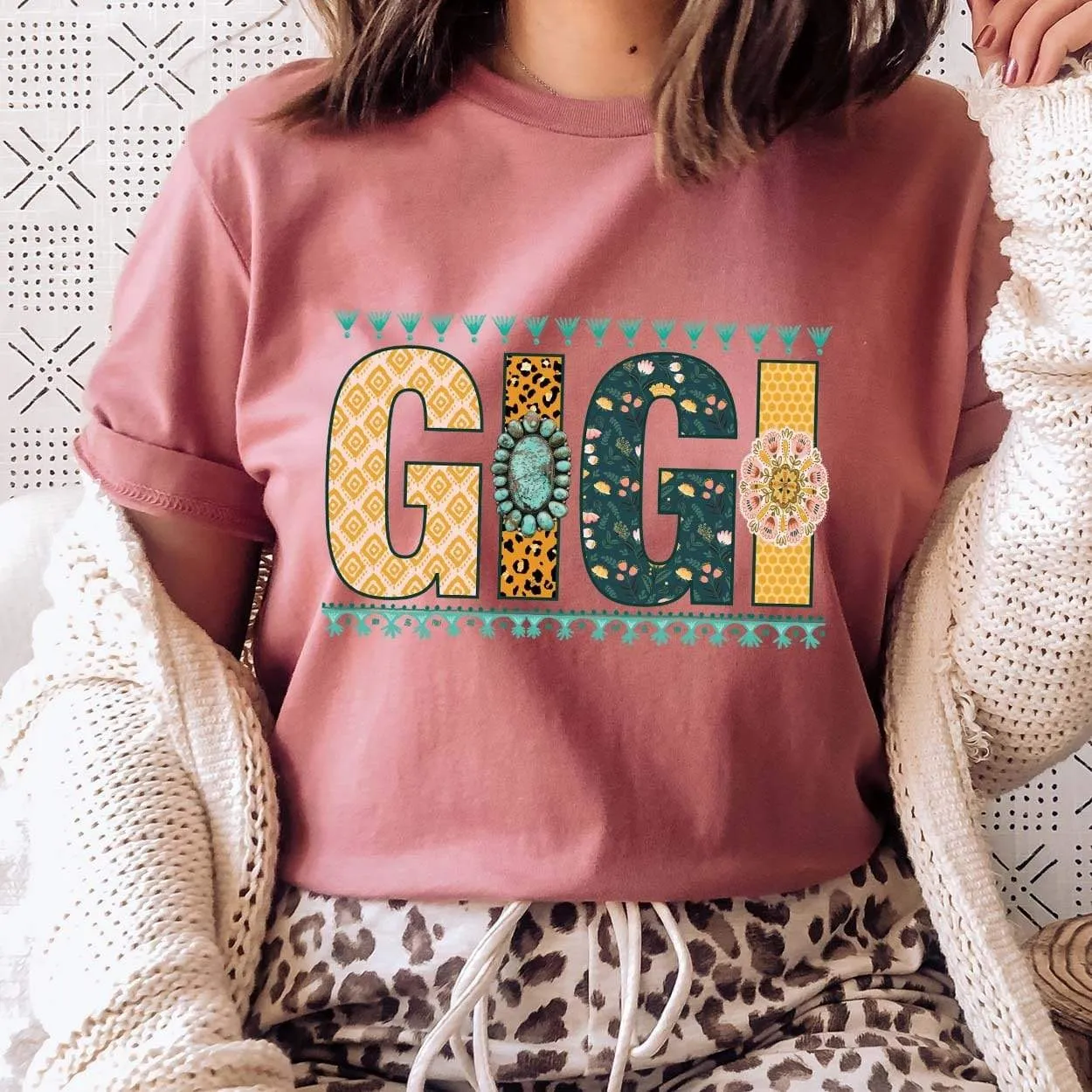 Gigi Mauve Graphic Tee