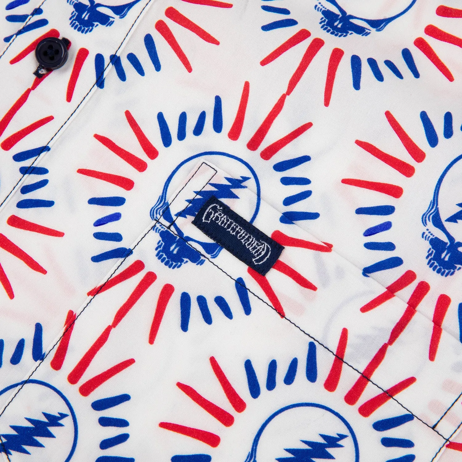 Grateful Dead | Relaxed Button Down | Steal Your Face Design