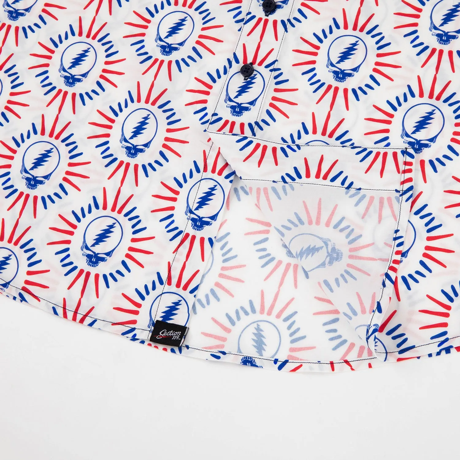 Grateful Dead | Relaxed Button Down | Steal Your Face Design
