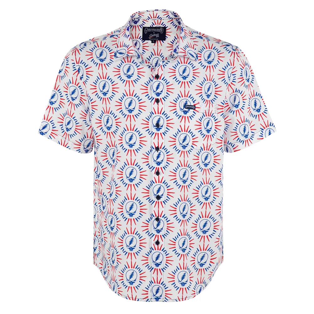 Grateful Dead | Relaxed Button Down | Steal Your Face Design