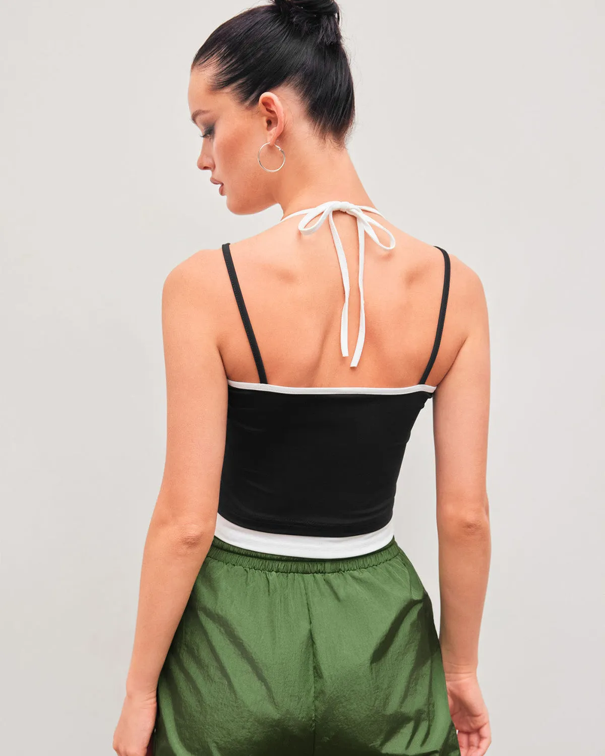 HALTER NECK CROP TOP