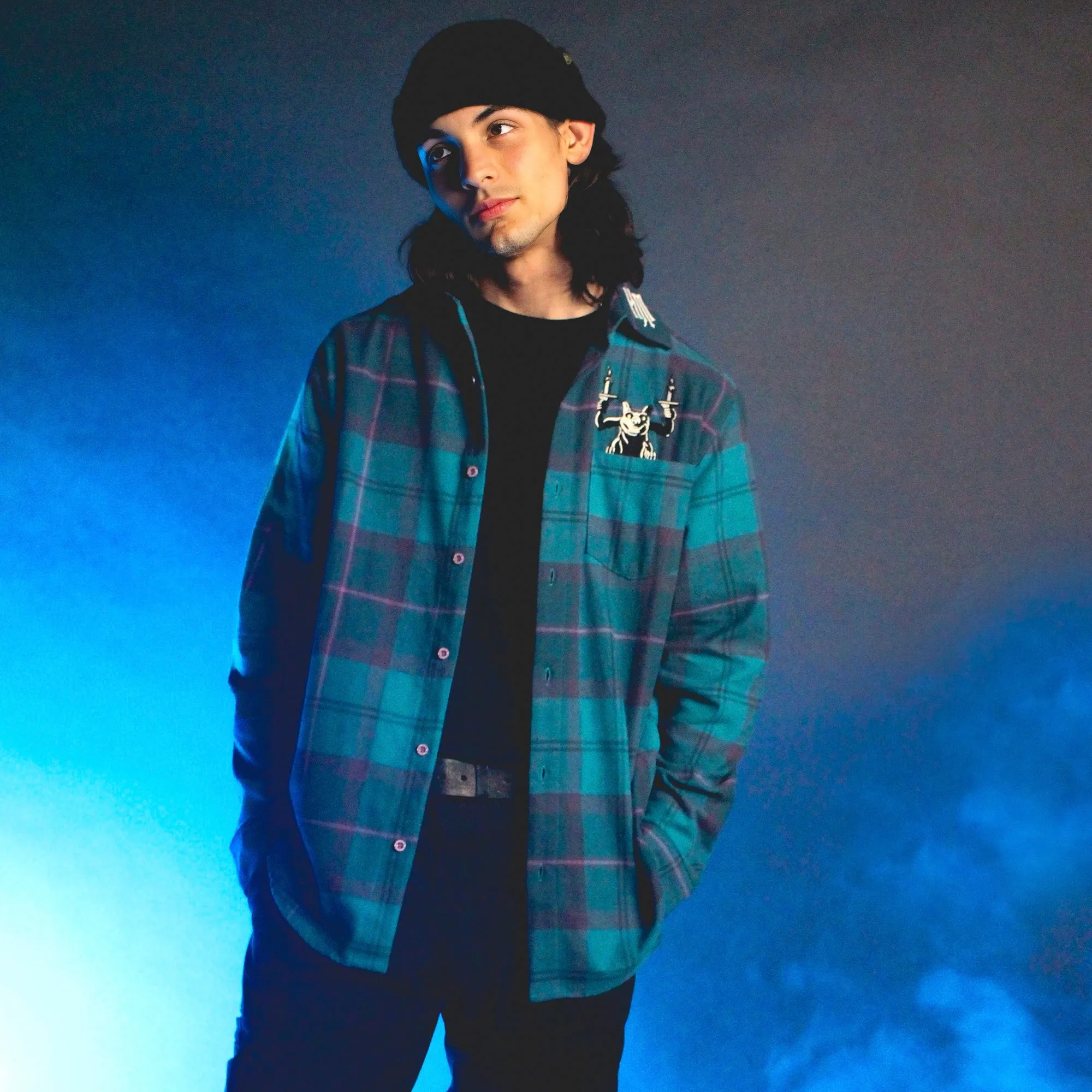 Haunted Mansion Glow Chamber Flannel II