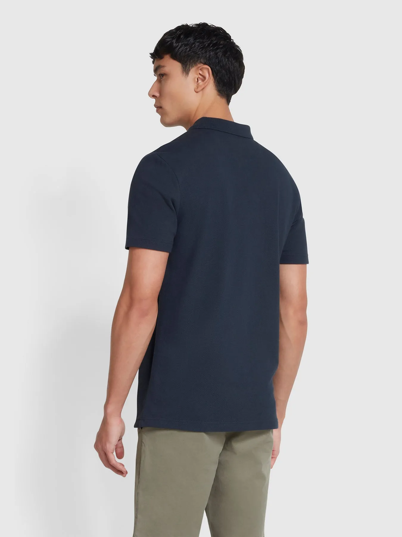 Hawk Organic Cotton Chino Shorts In Vintage Green
