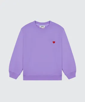 Heart Crewneck - Lavender