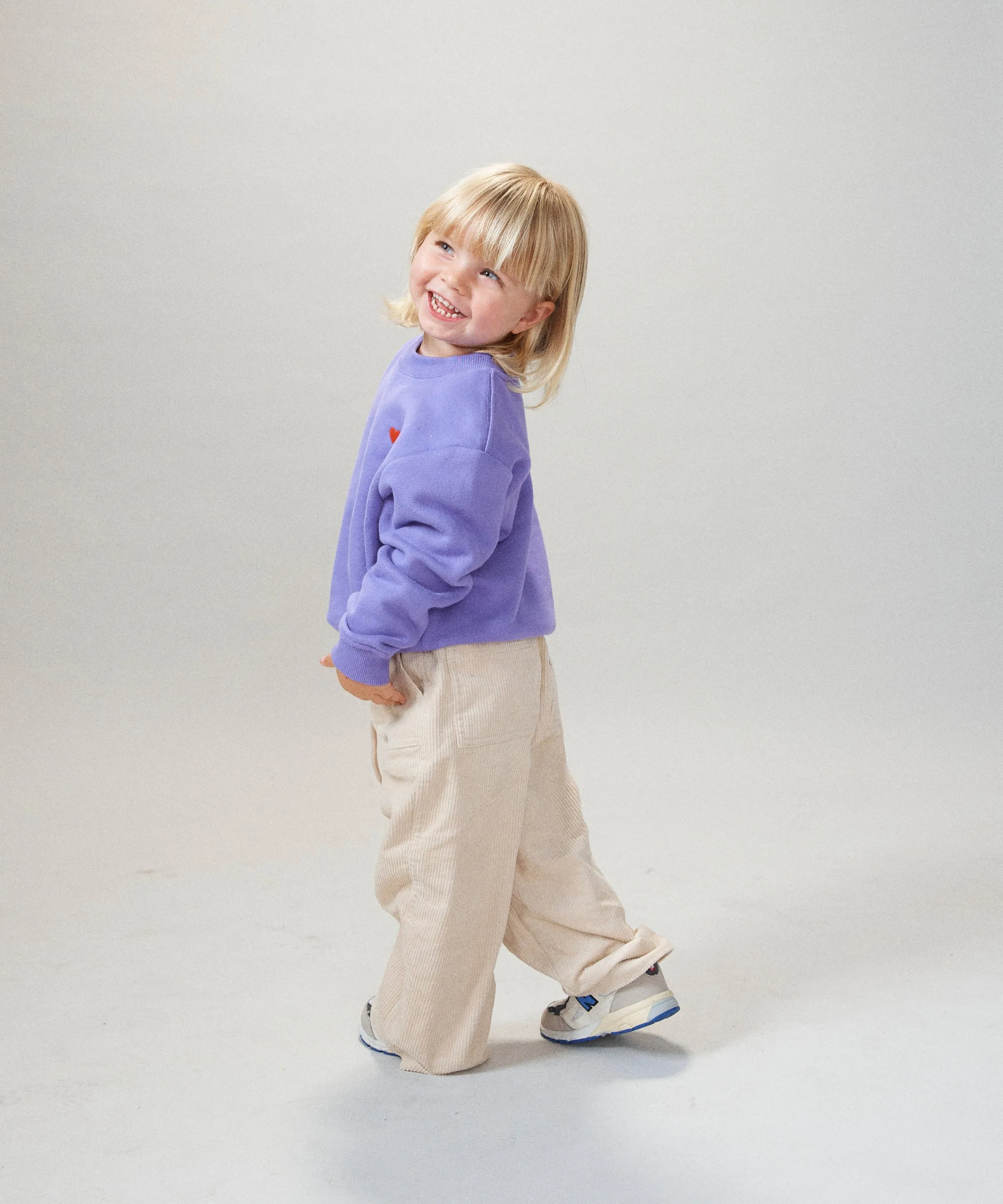 Heart Crewneck - Lavender