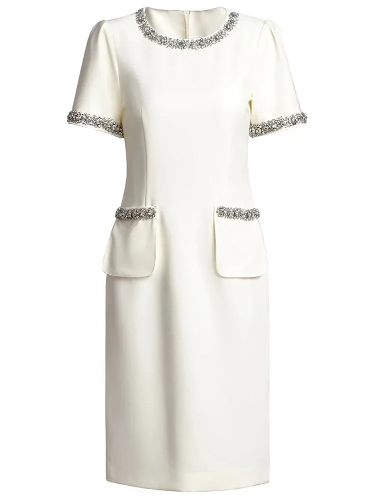 High Quality Summer Women Fashion Runway Midi Dress