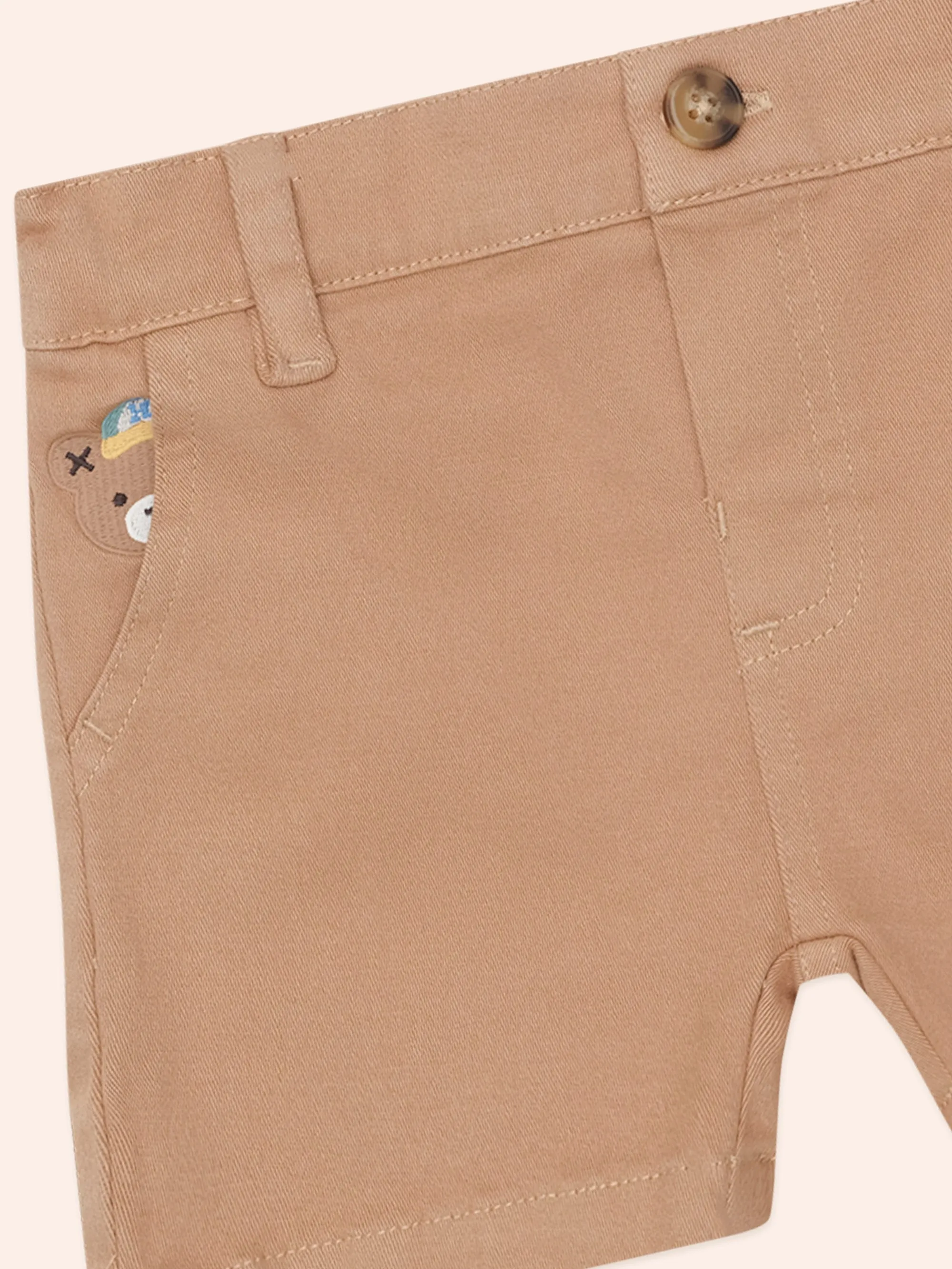 Huxbaby Huxbear Caramel Chino Short