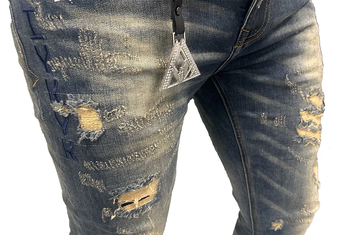IYKYK Skinny Flare Denim