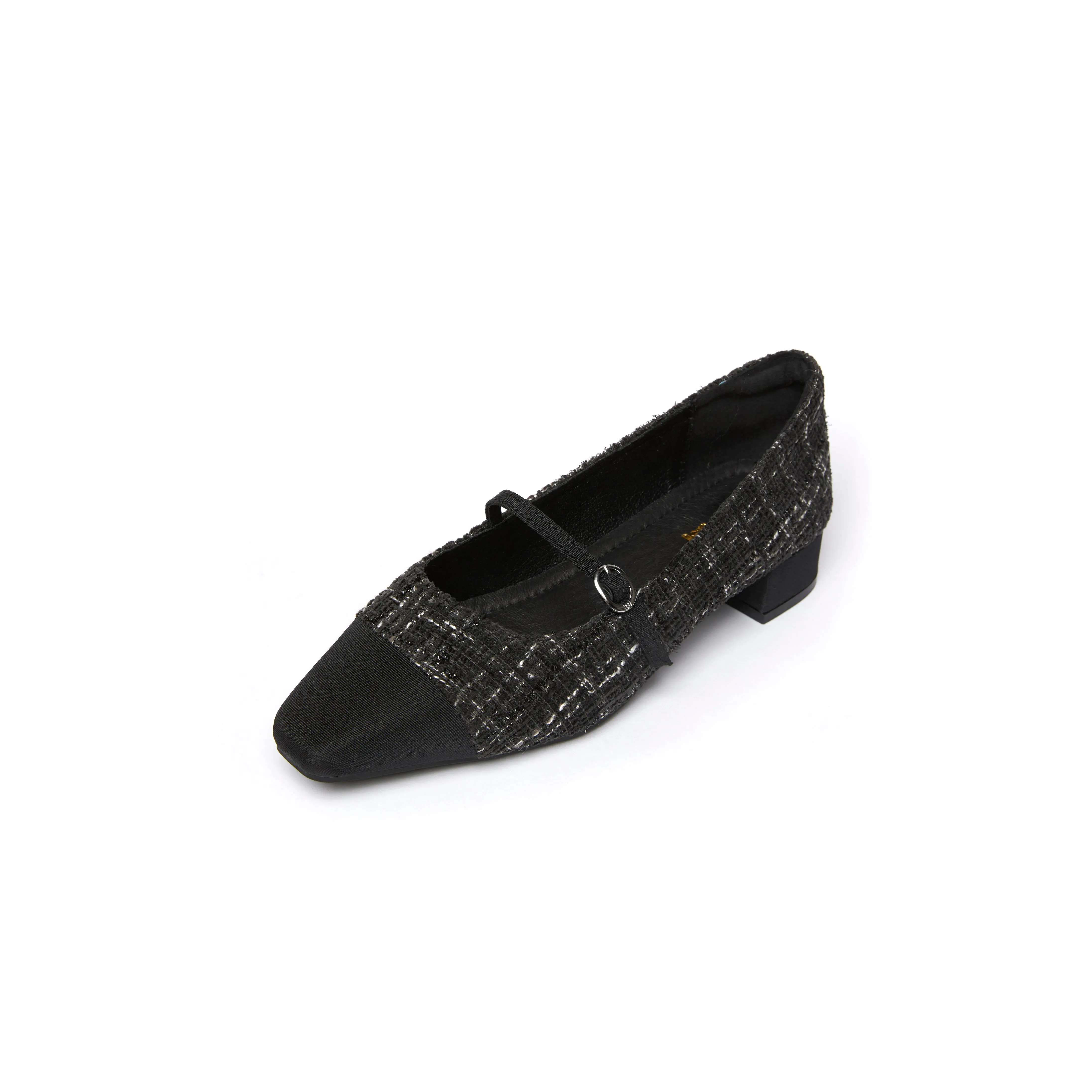 Kedi Tweed Mary Jane - Black ( BLK )