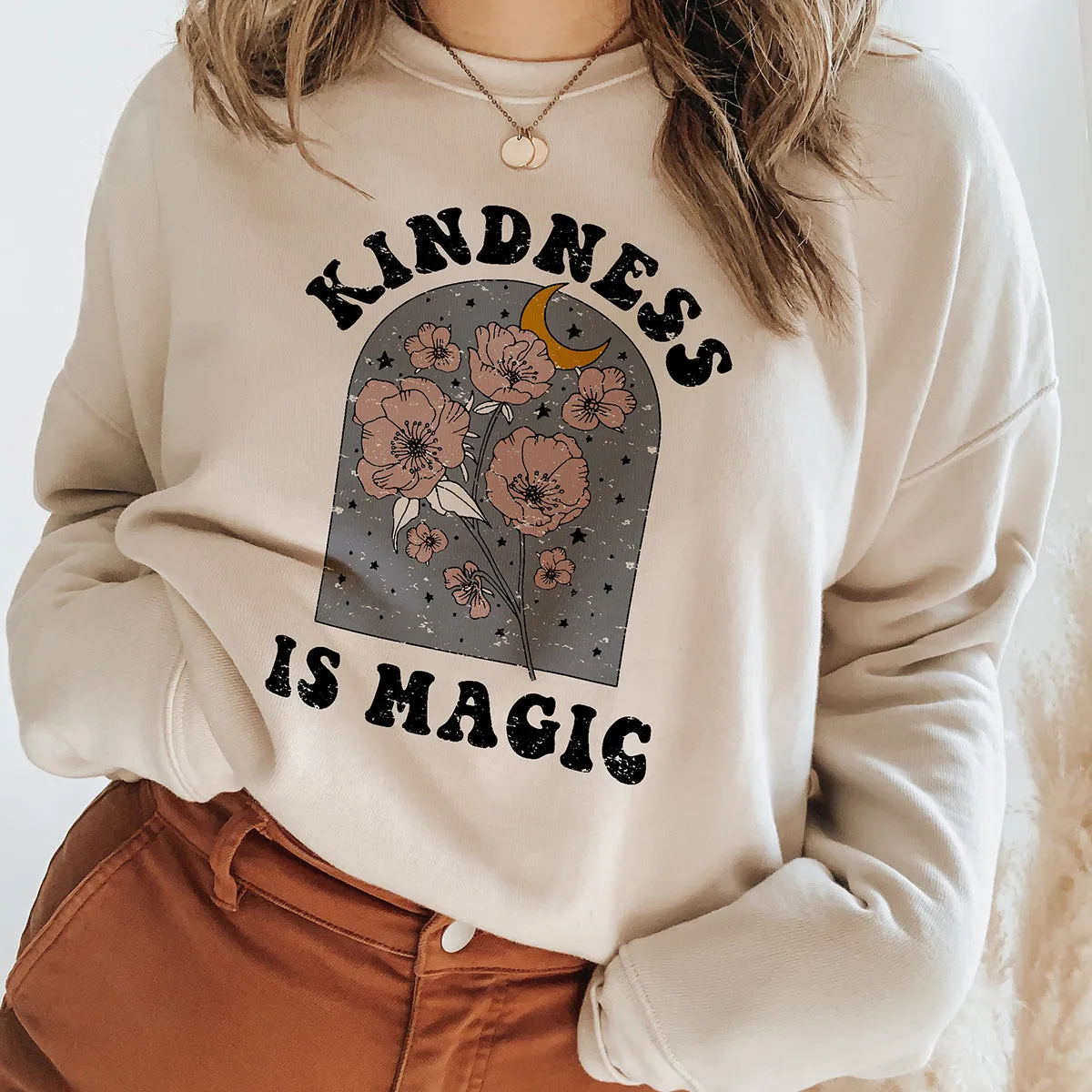 Kindness Is Magic Crewneck Sweatshirt (Wholesale)