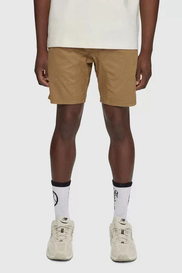 Kuwalla Tee Mens Dark Tan Chino Shorts