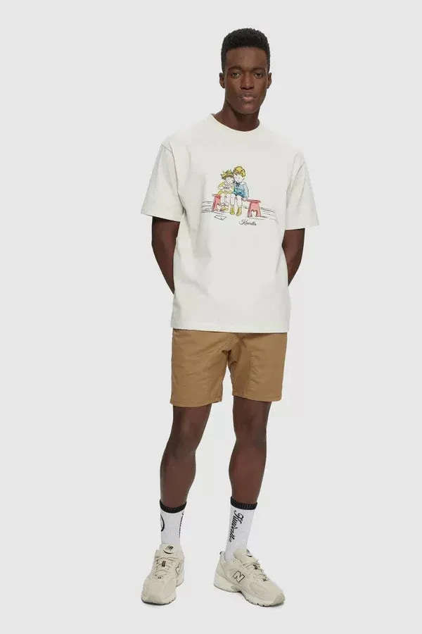 Kuwalla Tee Mens Dark Tan Chino Shorts