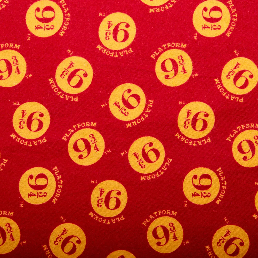 Licensed Flannelette Print - Harry Potter - Platform - Red