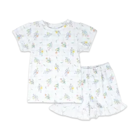 Lily Play Set | Pink Windowpane Floral Knit (5)