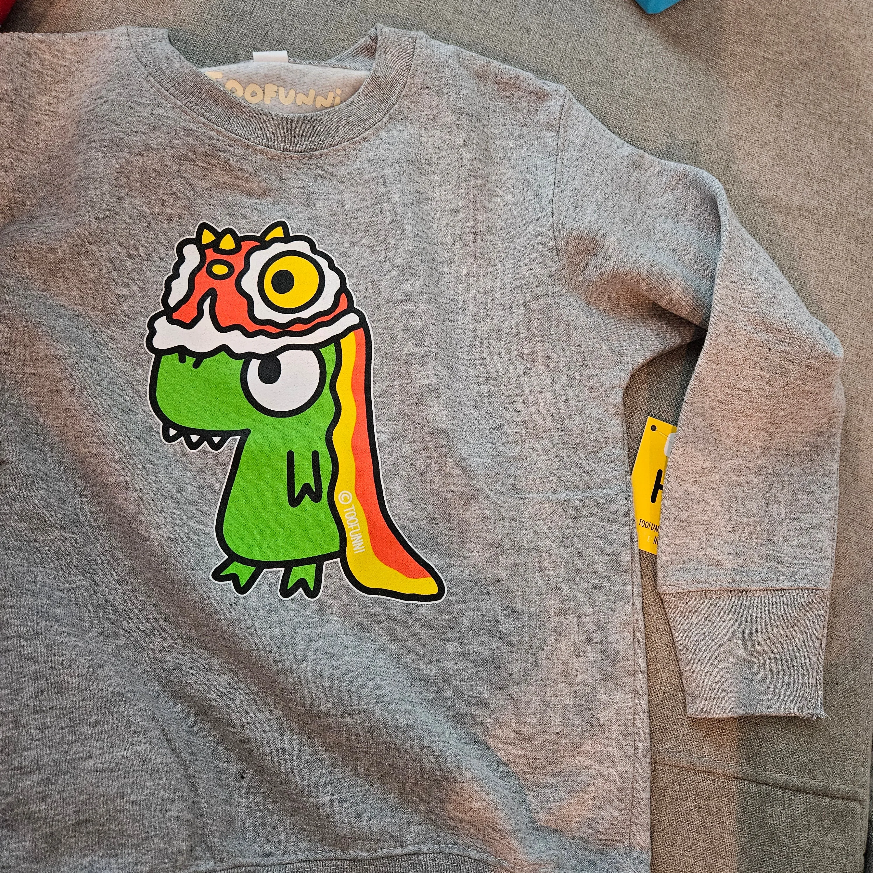 LNY TOOFI - Toddler Grey Crew