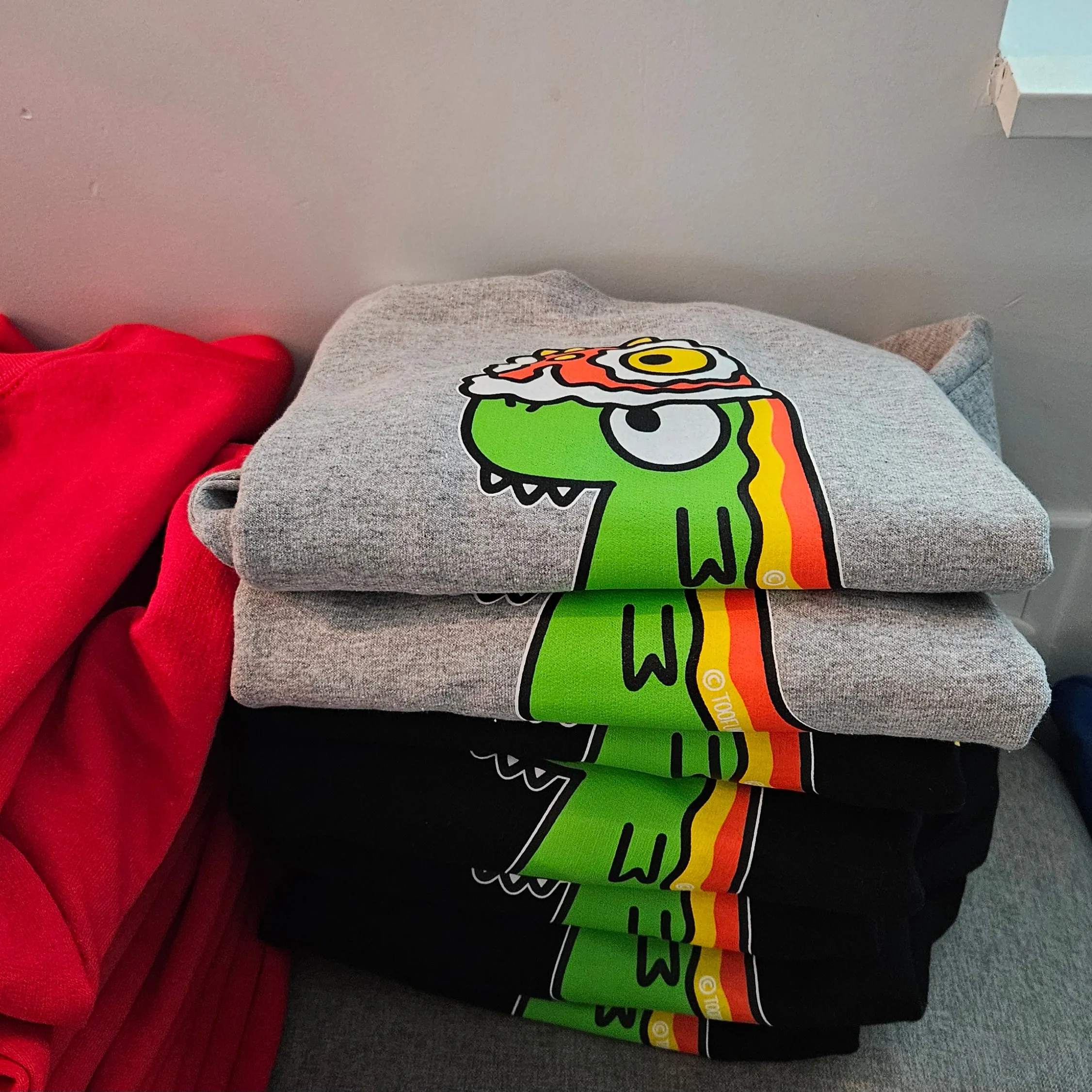 LNY TOOFI - Toddler Grey Crew