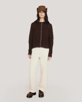 Lotus Cardigan Brown