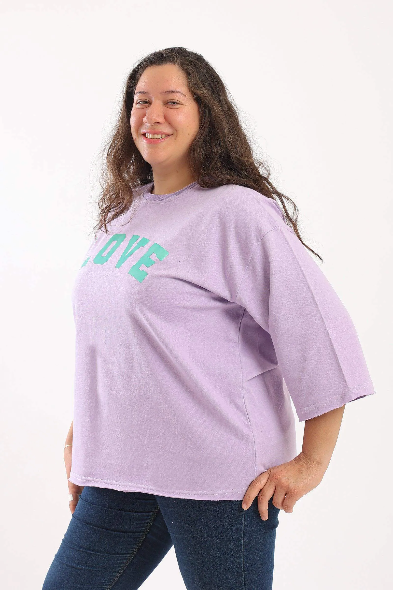 Love Print Lounge Top
