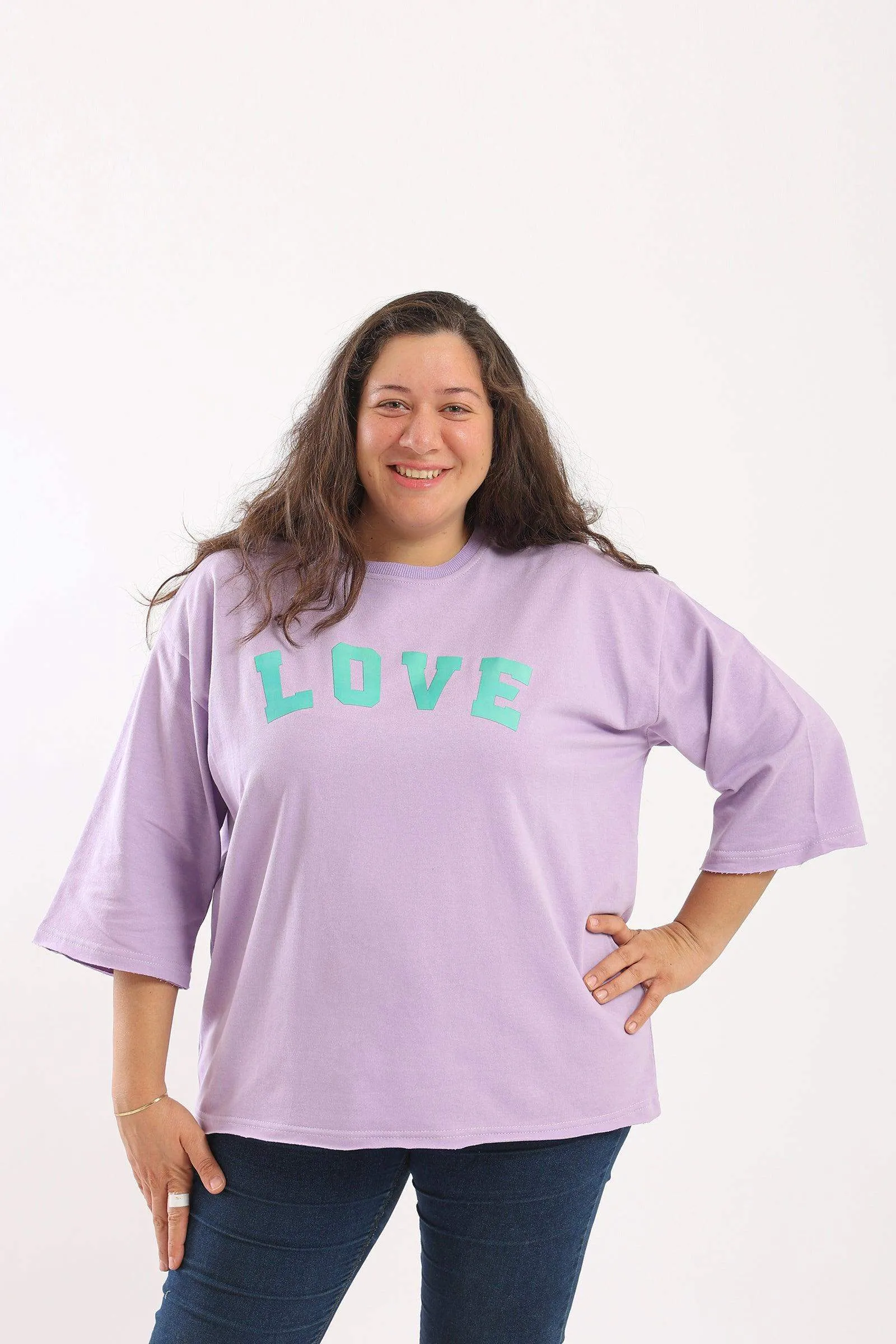 Love Print Lounge Top
