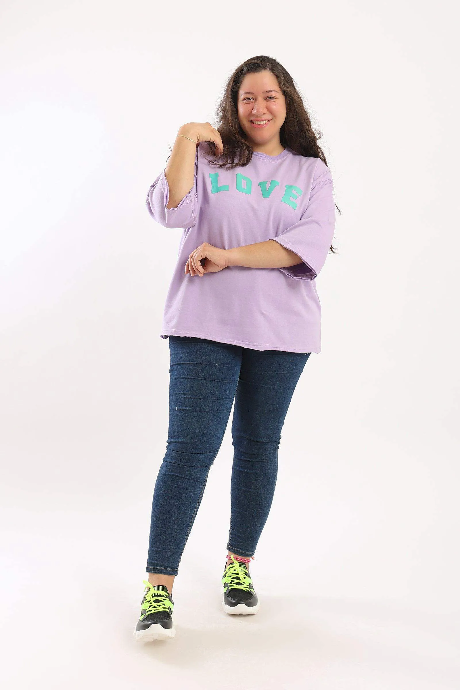 Love Print Lounge Top