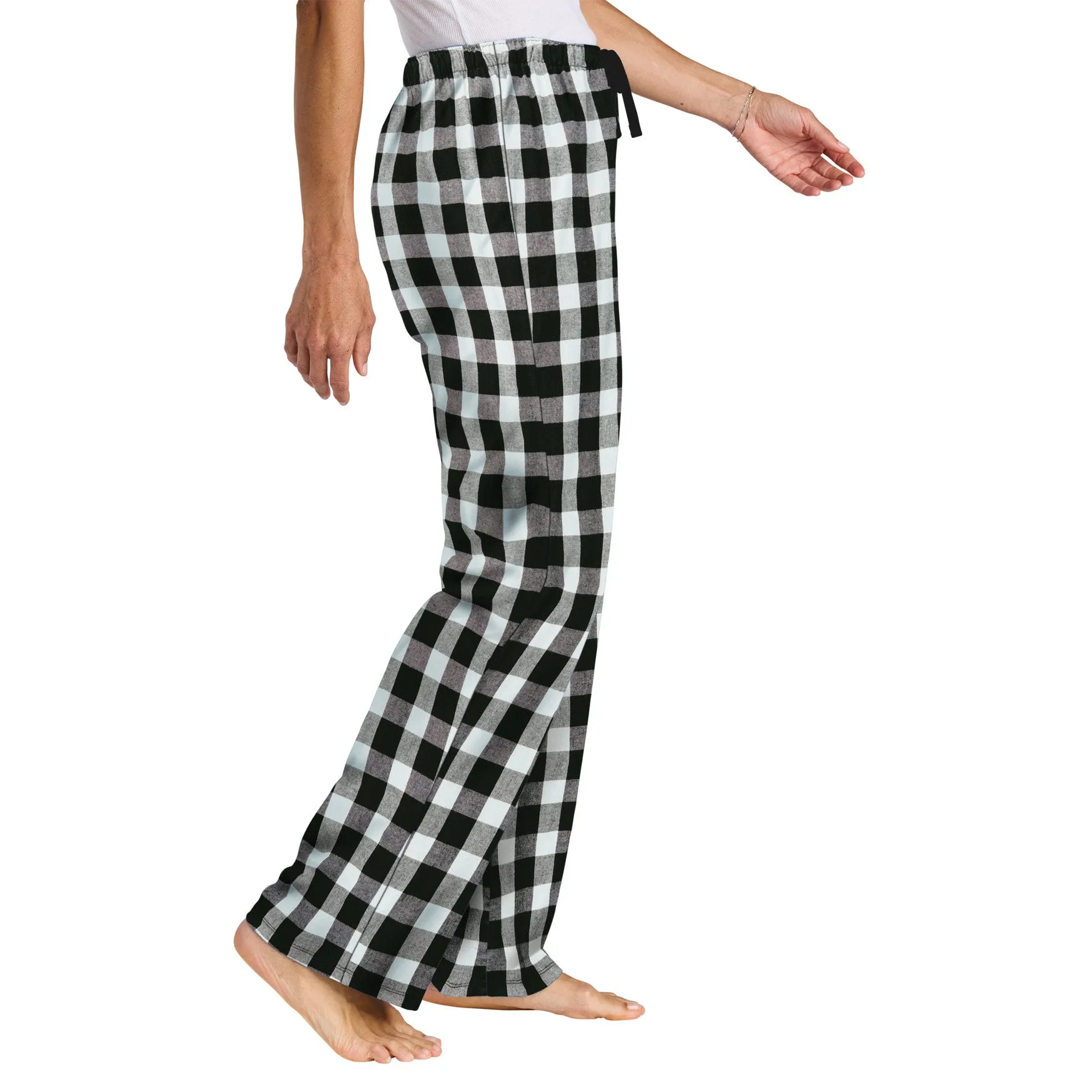 Mafoose Women’s Juniors Flannel Plaid Sleepwear Pajamas
