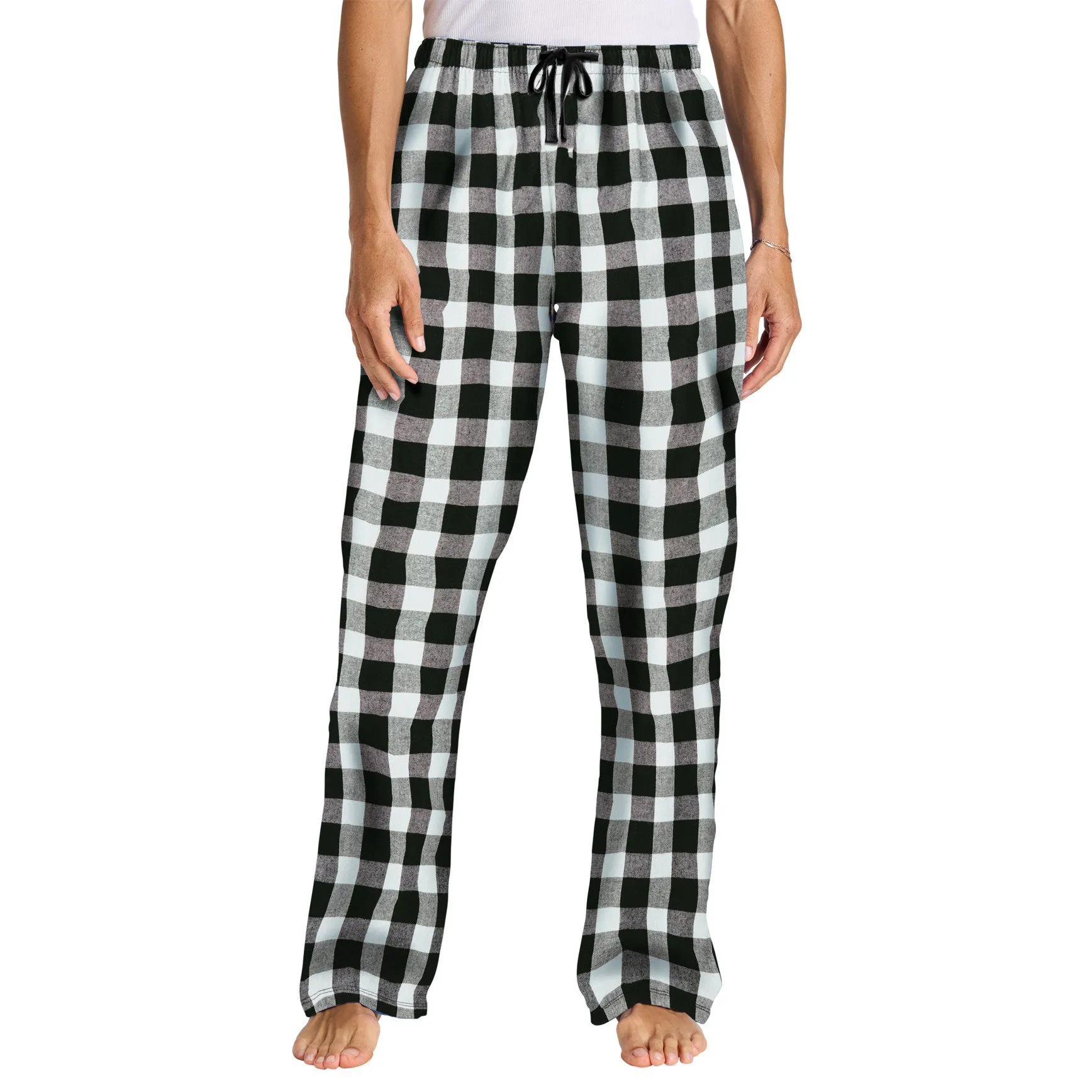 Mafoose Women’s Juniors Flannel Plaid Sleepwear Pajamas