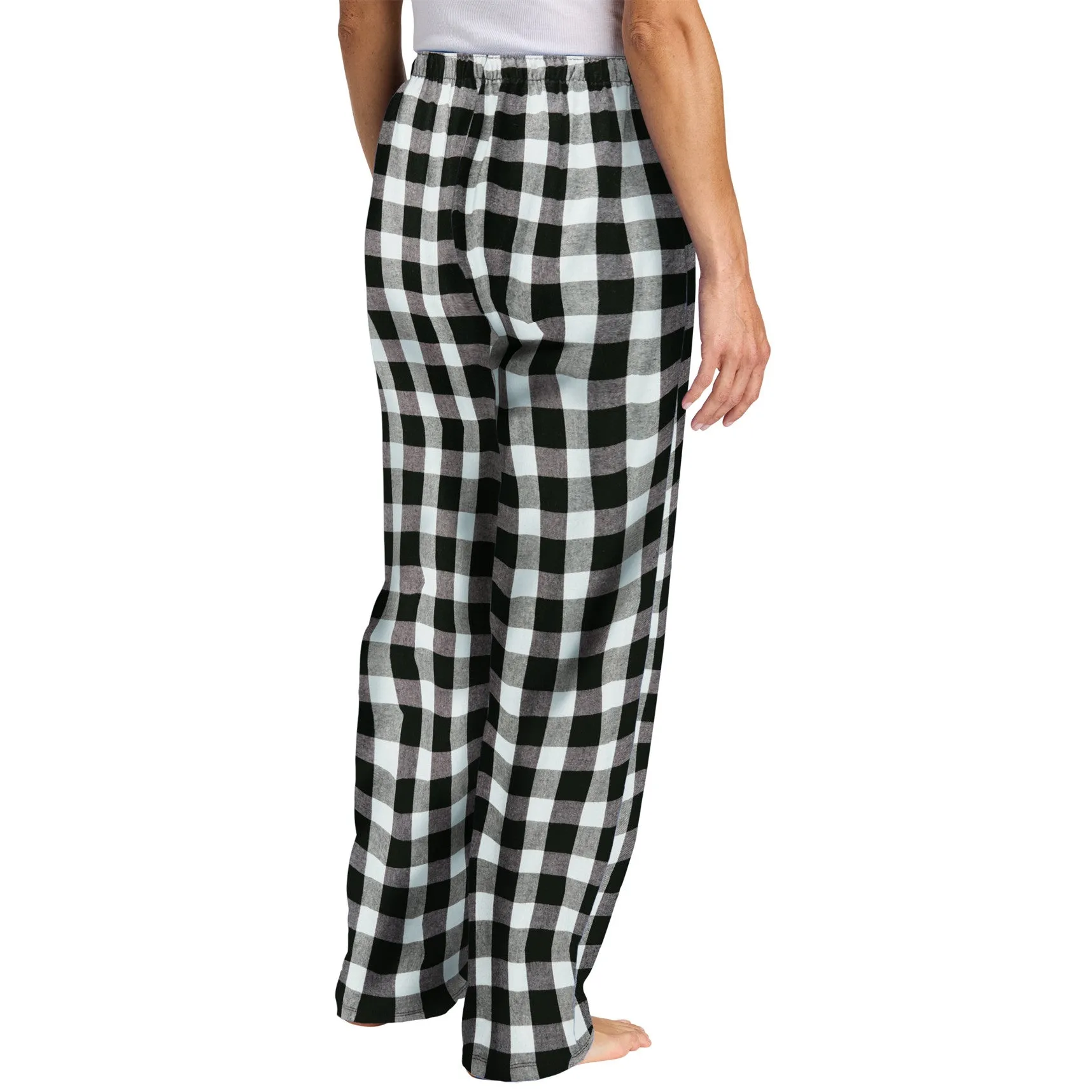 Mafoose Women’s Juniors Flannel Plaid Sleepwear Pajamas