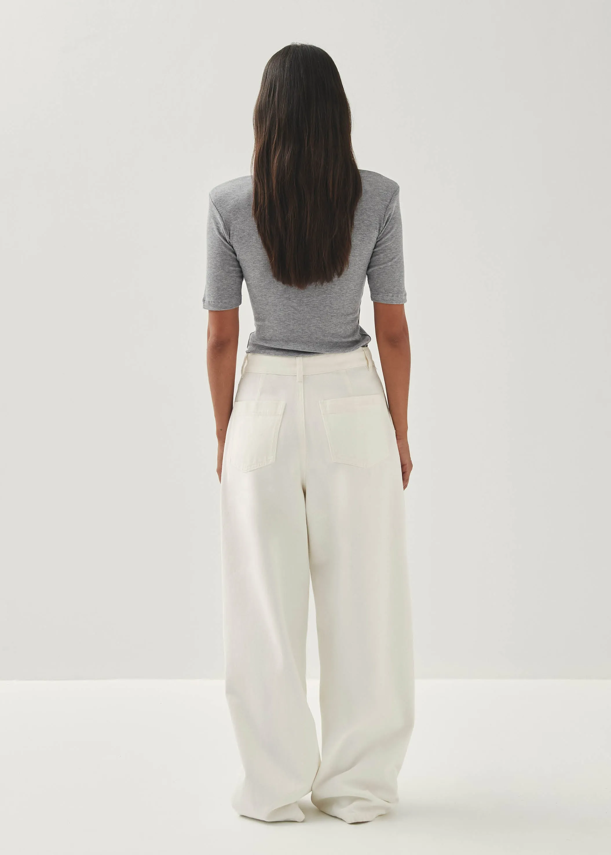 Maghery Grey Melange Top