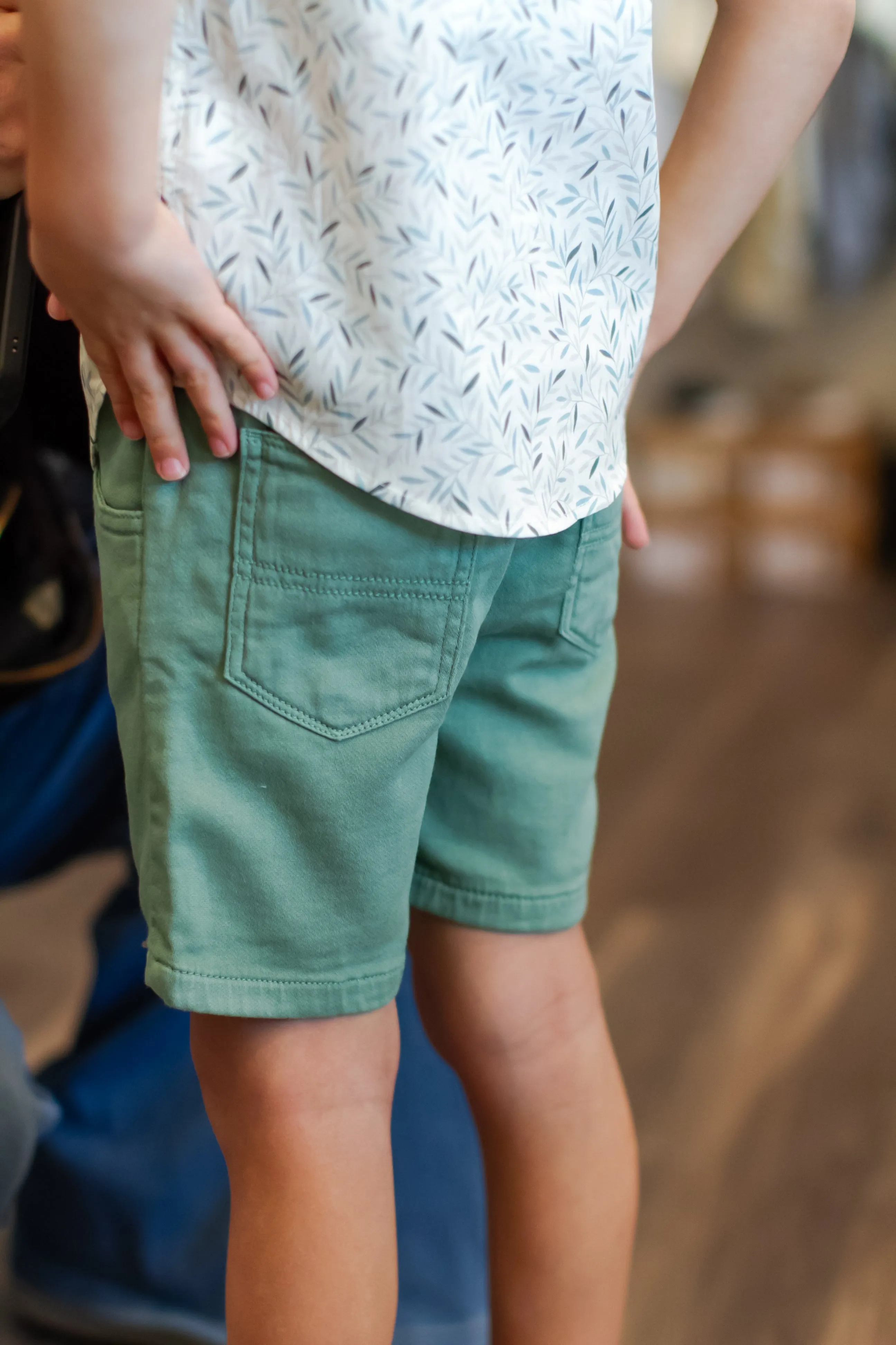 Mayoral - Boys Soft Chino Shorts in Laurel Green (7)