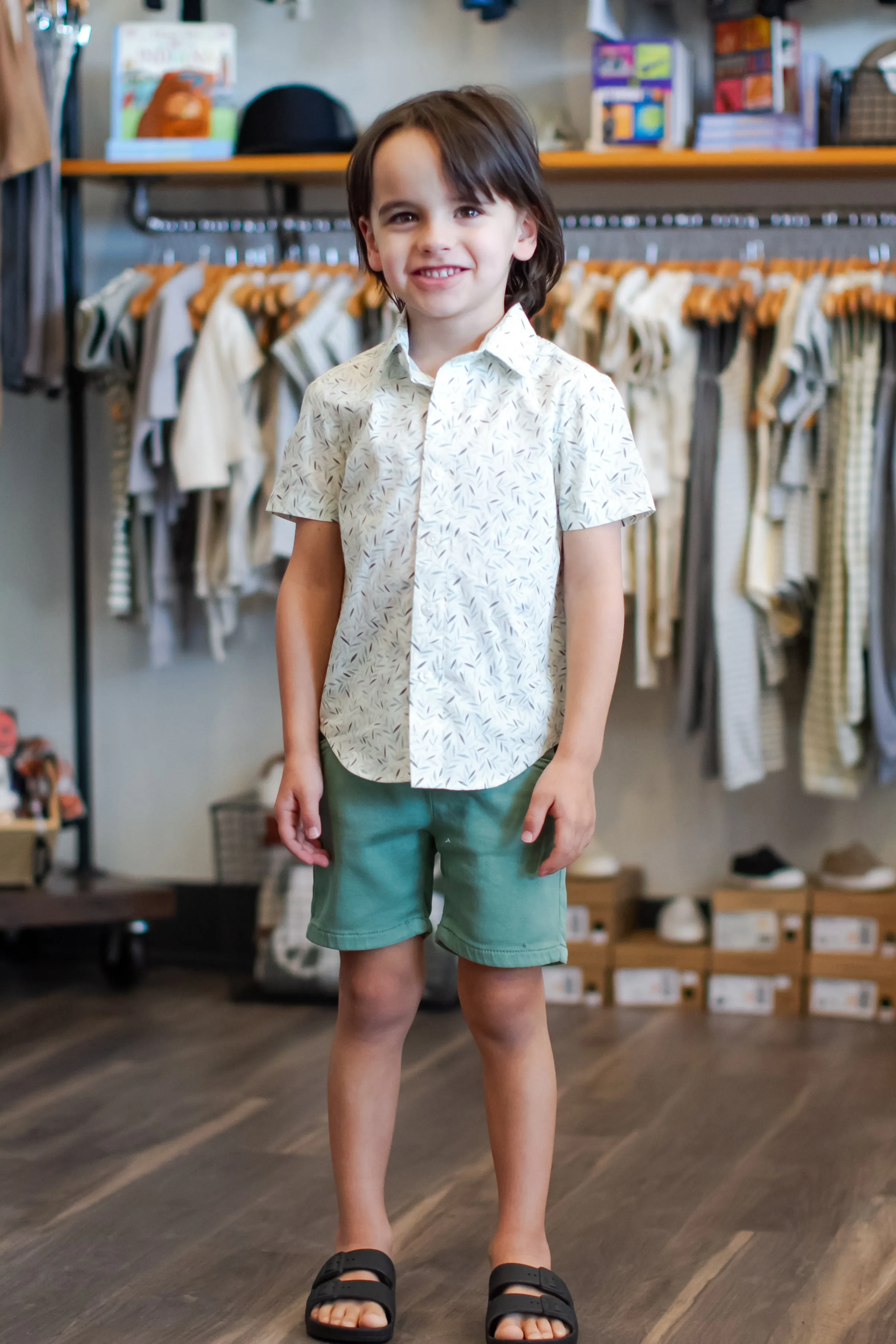 Mayoral - Boys Soft Chino Shorts in Laurel Green (7)