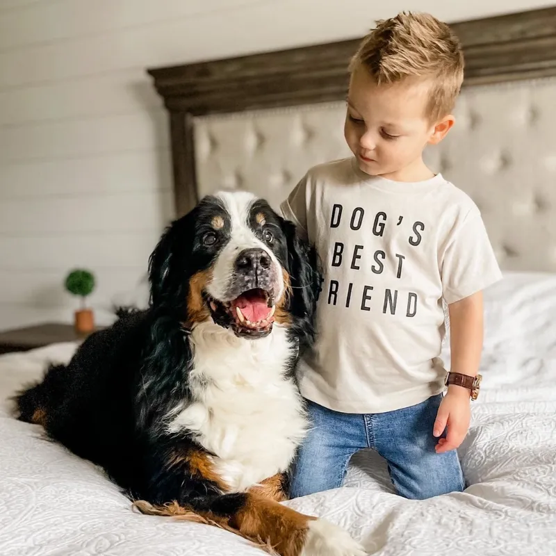 Merce and Company - Dog's Best Friend Tee in Stone