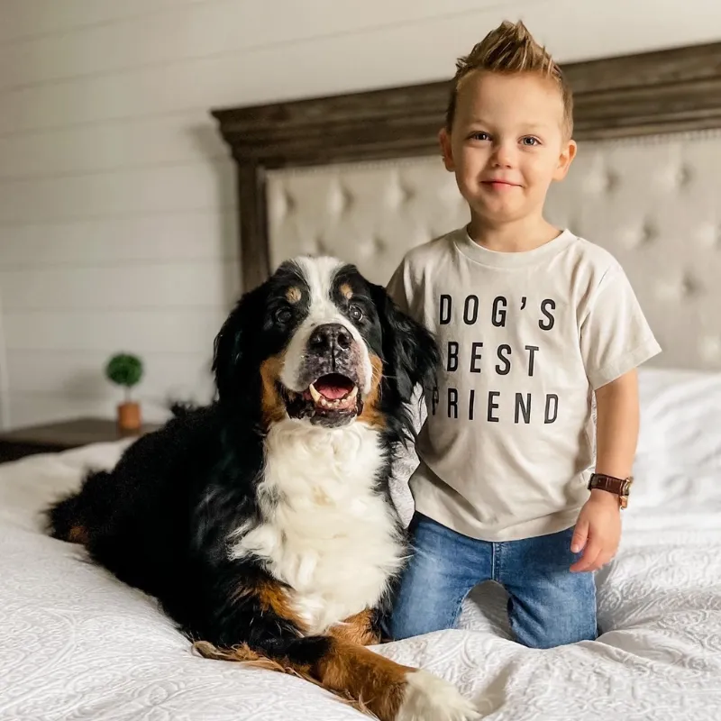 Merce and Company - Dog's Best Friend Tee in Stone