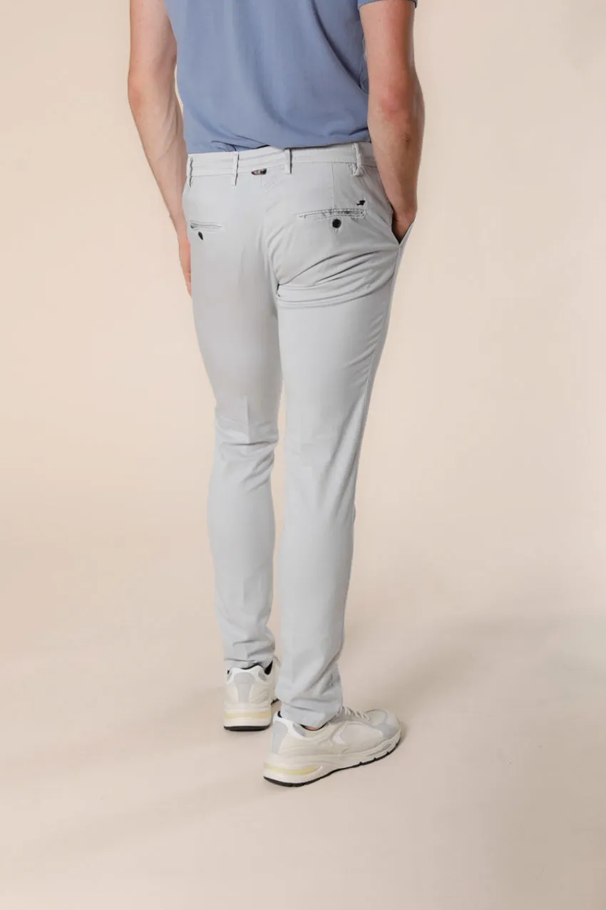 Milano Jogger pantalone chino jogger uomo in cotone e tencel extra slim