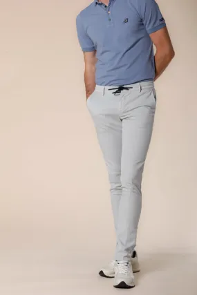 Milano Jogger pantalone chino jogger uomo in cotone e tencel extra slim