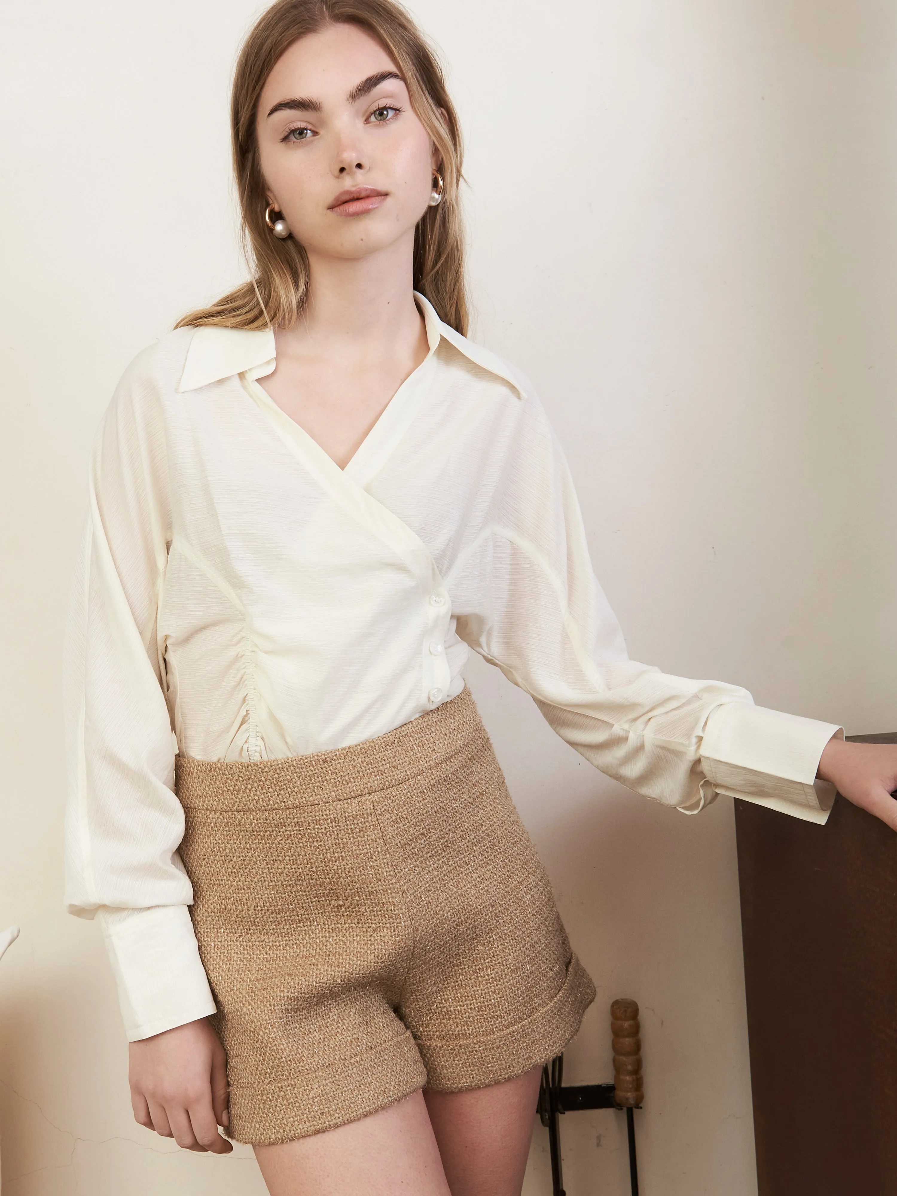 MIMMO SHORTS GOLD