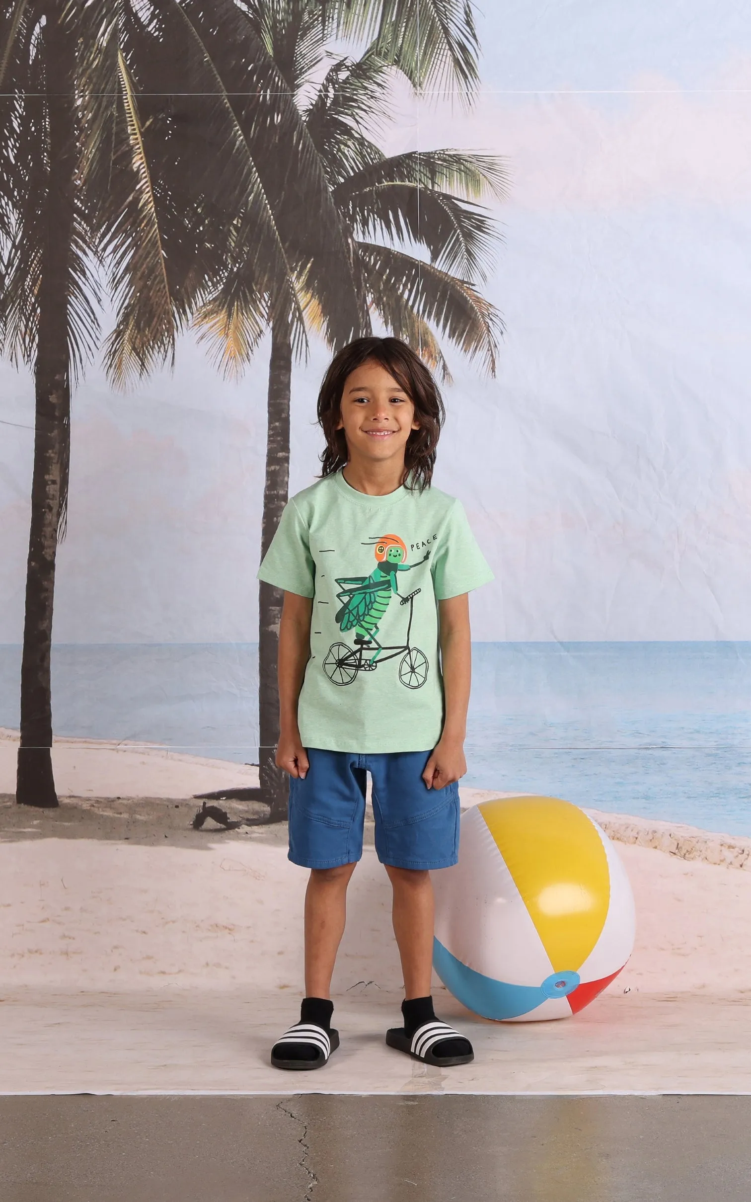 Minti Soft Feel Chino Short - Cobalt