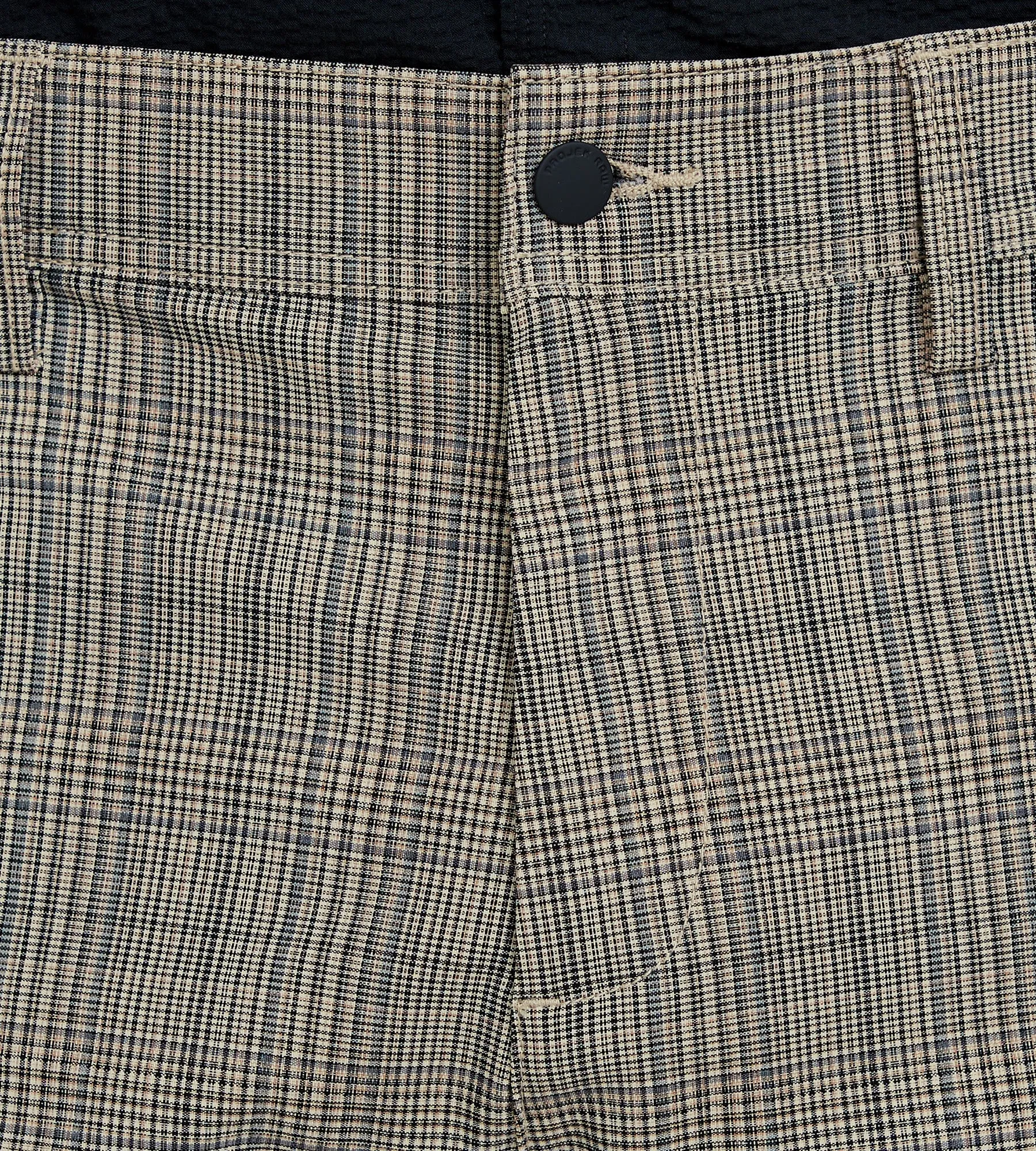 Modern Fit Plaid Chino Shorts
