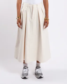 Natural Color Nanamica Chino Style Skirt