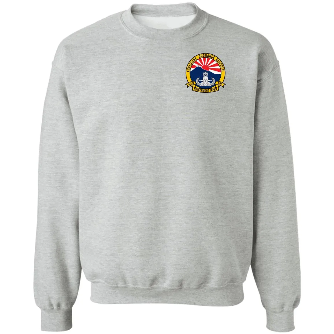 Navy EOD Mobile Unit Japan Crewneck Pullover Sweatshirt