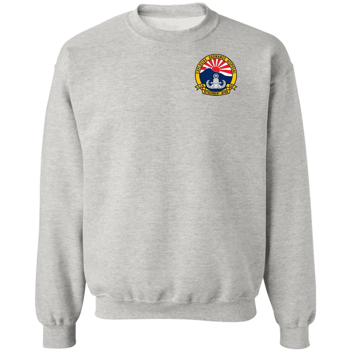Navy EOD Mobile Unit Japan Crewneck Pullover Sweatshirt