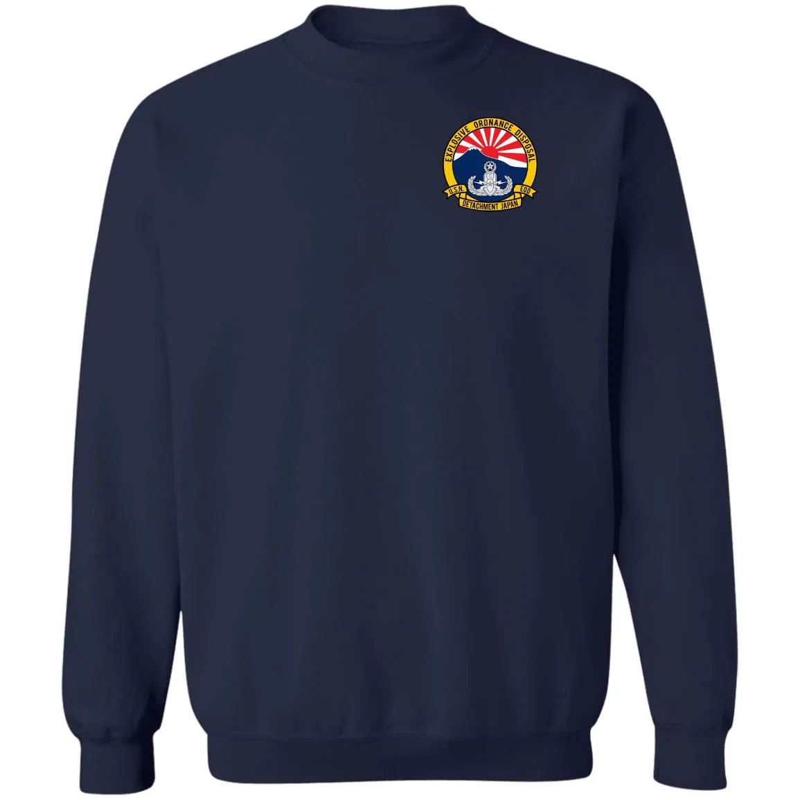 Navy EOD Mobile Unit Japan Crewneck Pullover Sweatshirt