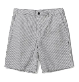 Norse Projects Aros Seersucker Shorts – Navy Stripe