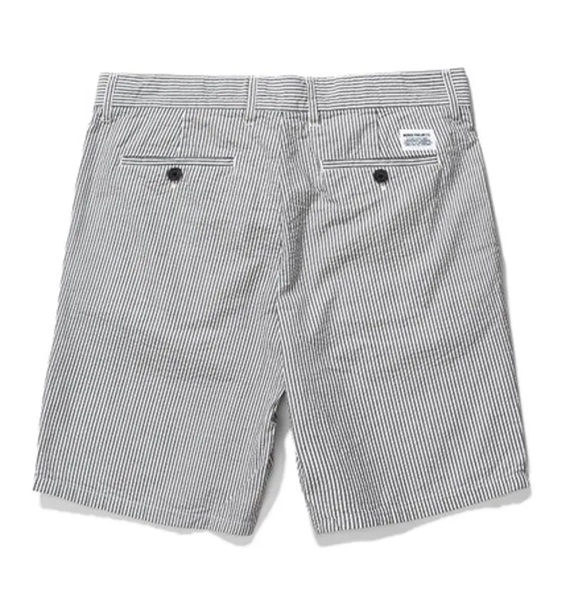 Norse Projects Aros Seersucker Shorts – Navy Stripe