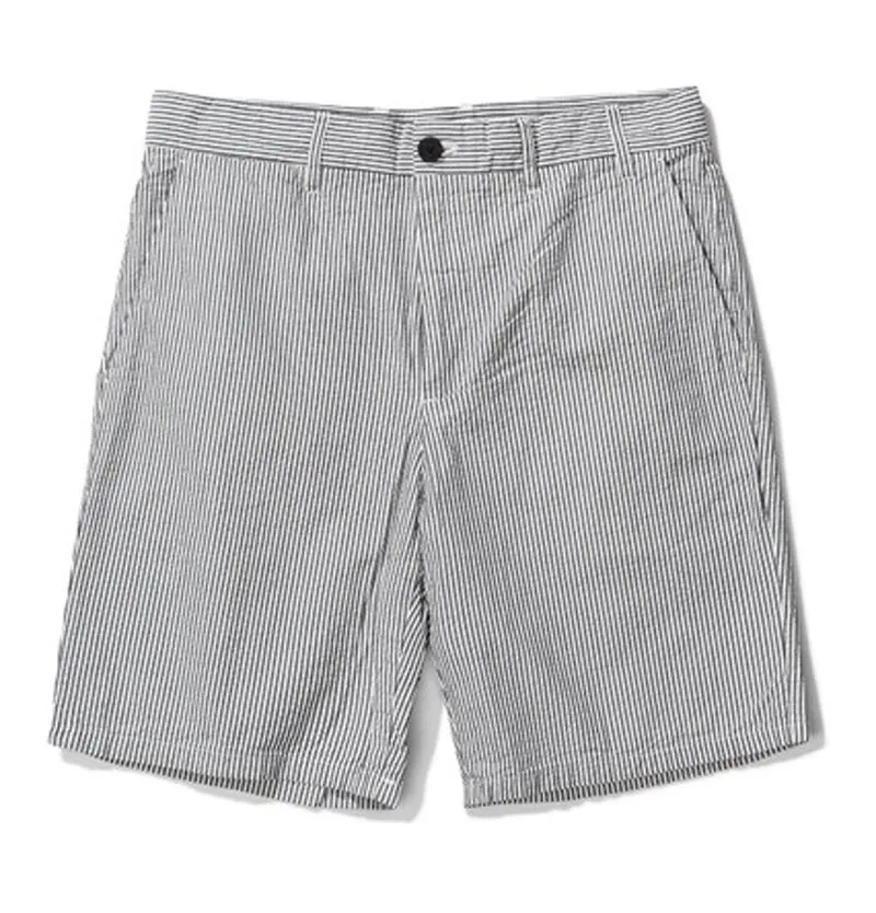 Norse Projects Aros Seersucker Shorts – Navy Stripe