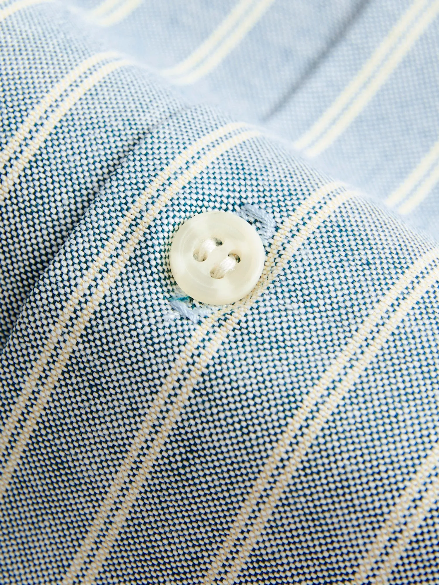 Vintage Indigo Striped Oxford Aloha Shirt