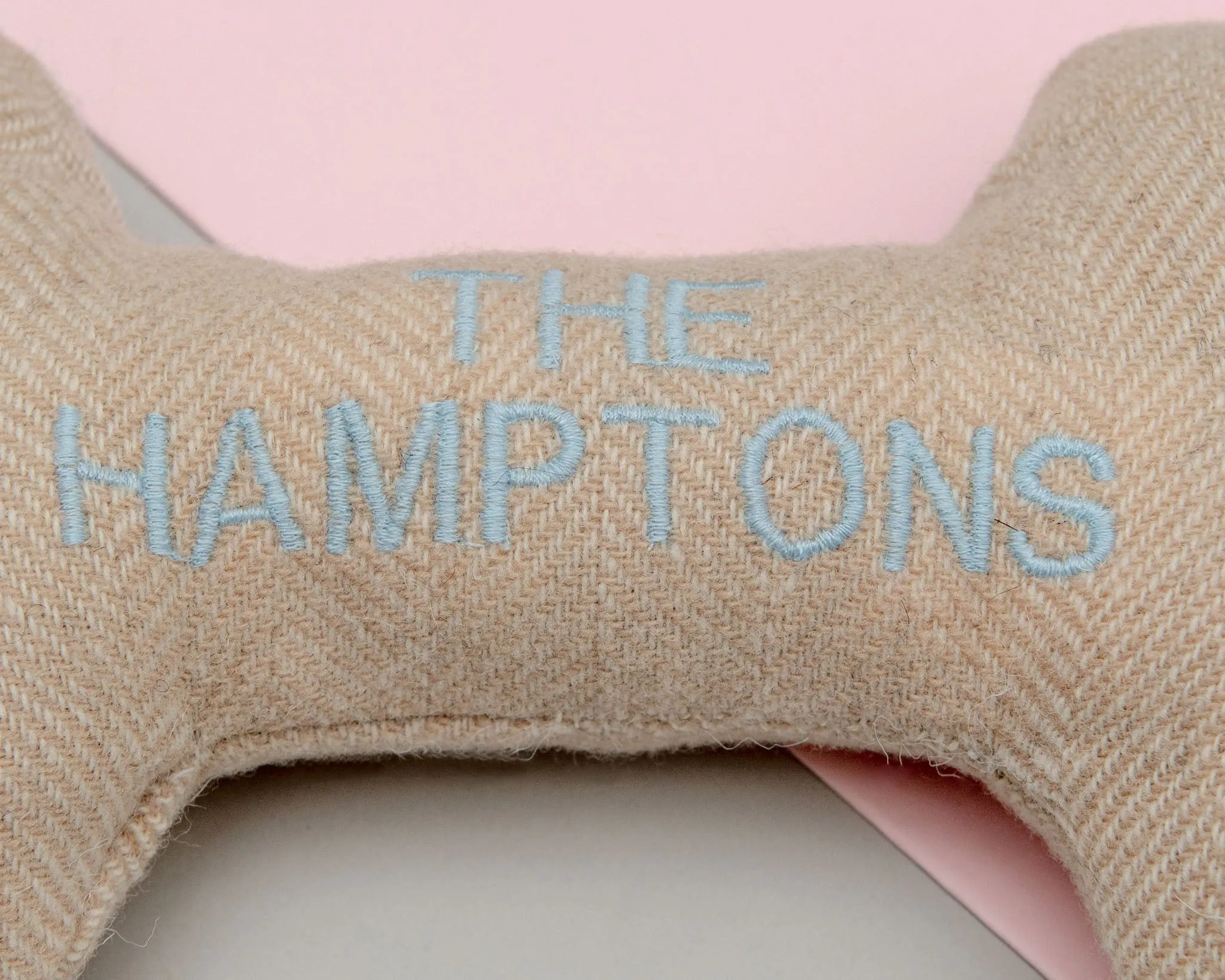 "The Hamptons" Tweed Squeaker Dog Toy (Made in the USA)