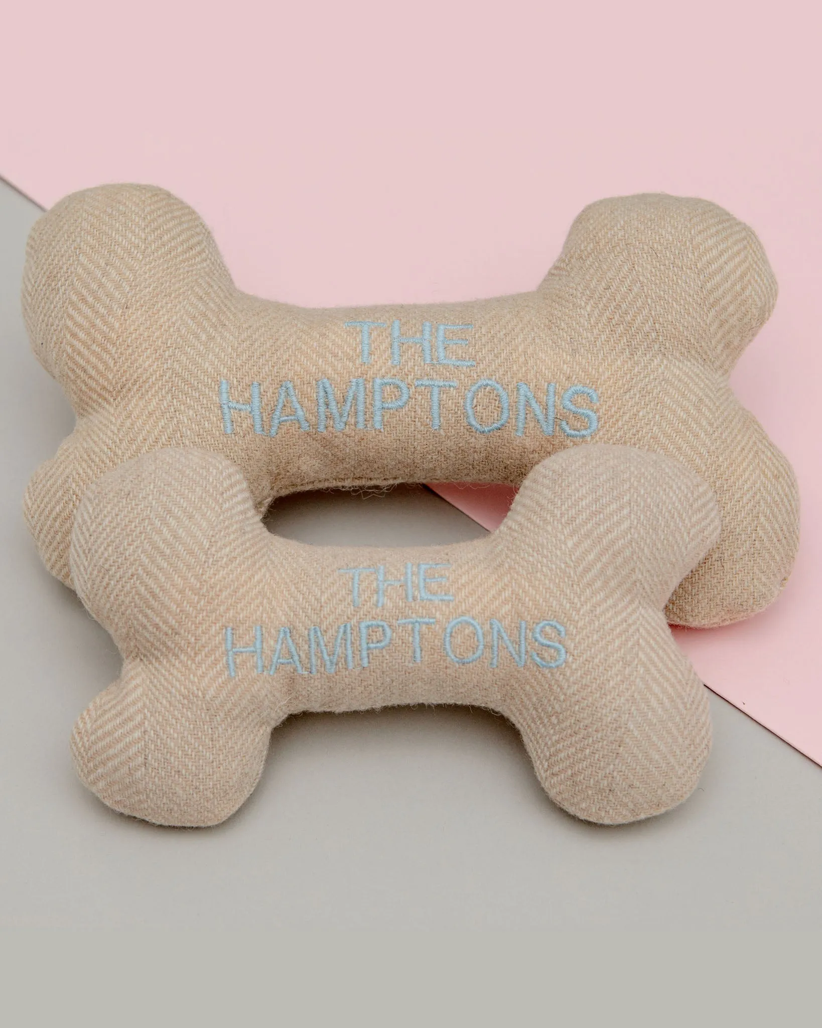 "The Hamptons" Tweed Squeaker Dog Toy (Made in the USA)